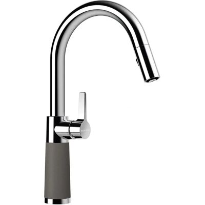 Rubinetto da cucina Schock SC-520 SB - Estraibile, Rotazione 120°, Silverstone Rubinetto da cucina Schock SC-520 SB - Estraibile, Rotazione 120°, Silverstone