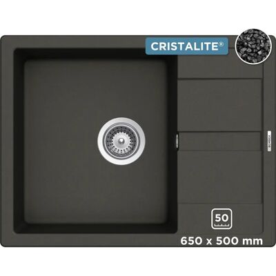 SCHOCK Lucca Plus Granitspüle - 65x50cm, Hauptbecken rechts SCHOCK Lucca Plus Granitspüle - 65x50cm, Hauptbecken rechts