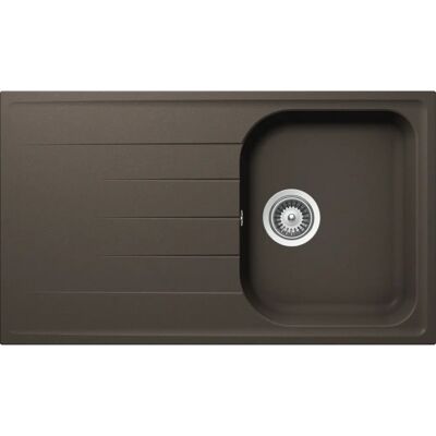 Schock Lithos D100 Aufsatzwaschbecken - Wendbar, Quarz, Asphalt - Waschbecken Schock Lithos D100 Aufsatzwaschbecken - Wendbar, Quarz, Asphalt - Waschbecken