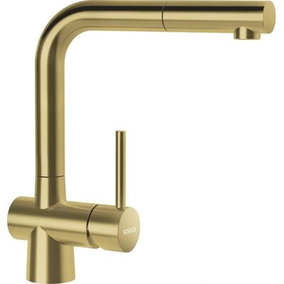SCHOCK LAIOS SB Kitchen Faucet - Pull-out Spray, 360° Swivel, Water-saving Tech SCHOCK LAIOS SB Kitchen Faucet - Pull-out Spray, 360° Swivel, Water-saving Tech
