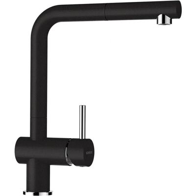 SCHOCK Epos Küchenarmatur Schwarz - Ausziehbar, 180° Schwenk, Wasserspar SCHOCK Epos Küchenarmatur Schwarz - Ausziehbar, 180° Schwenk, Wasserspar