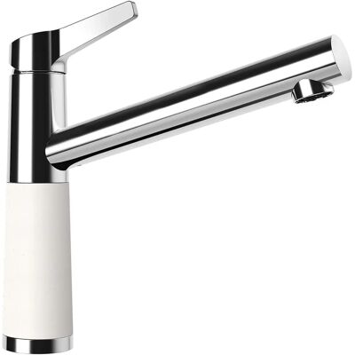 Rubinetto cucina SCHOCK SC-510 FA ND - Bassa pressione, Girevole 360°, Bianco Rubinetto cucina SCHOCK SC-510 FA ND - Bassa pressione, Girevole 360°, Bianco