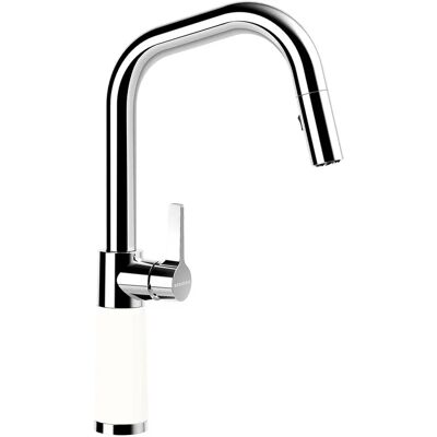 Schock SC-530 SB Küchenarmatur - ausziehbare Brause, weiß, 20,5cm x 38,7cm Schock SC-530 SB Küchenarmatur - ausziehbare Brause, weiß, 20,5cm x 38,7cm