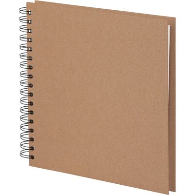 Rössler Soho Photo Album - Brown - 60 Sheets - Wire-O Binding - 230x230mm Rössler Soho Photo Album - Brown - 60 Sheets - Wire-O Binding - 230x230mm