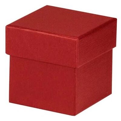Rössler Boxline Rot 65x65x65 mm Geschenkbox Rössler Boxline Rot 65x65x65 mm Geschenkbox