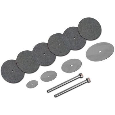 Donau Elektronik - Kit cutting discs 10 pcs 22mm 1.7mm - Cutting Discs and Saw Blades Set Donau Elektronik - Kit cutting discs 10 pcs 22mm 1.7mm - Cutting Discs and Saw Blades Set