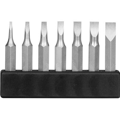 Donau Elektronik MBS60 Slotted Mini Bits Set - 7 Pieces Donau Elektronik MBS60 Slotted Mini Bits Set - 7 Pieces