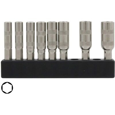 Donau MBS66 Hex Head Bit Set - 8 Pieces - 5/32 Donau MBS66 Hex Head Bit Set - 8 Pieces - 5/32
