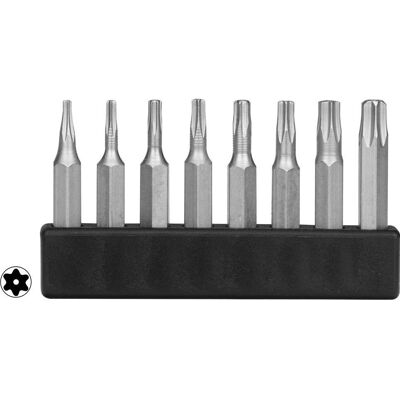 Donau Elektronik MBS68 Set of 8 T-Profile Bits with Hole Donau Elektronik MBS68 Set of 8 T-Profile Bits with Hole