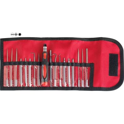 Donau Elektronik precisieschrtaubset - Torx, Phillips, inbus - 18 stuks Donau Elektronik precisieschrtaubset - Torx, Phillips, inbus - 18 stuks