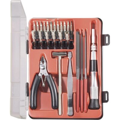 Donau Elektronik 821231 Kit di utensili professionale - 25 pezzi Donau Elektronik 821231 Kit di utensili professionale - 25 pezzi