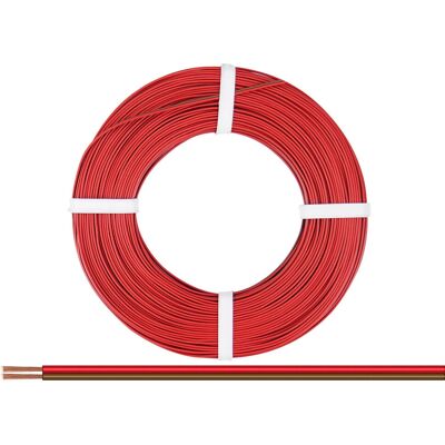 Donau 225-080 Audio Kabel - 50m Braun, Rot Donau 225-080 Audio Kabel - 50m Braun, Rot