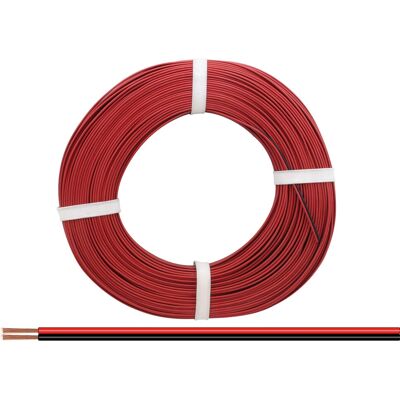 Donau Elektronik 225-010-25 Audiokabel - 25m Schwarz, Rot Donau Elektronik 225-010-25 Audiokabel - 25m Schwarz, Rot