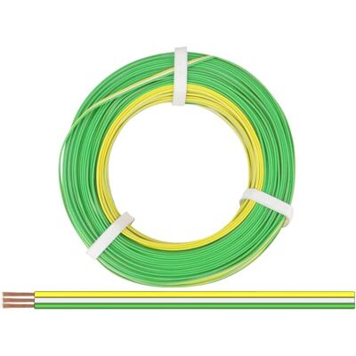 Donau 325-354-25 Elektrisch Kabel - Geel Wit Groen - 25 m Donau 325-354-25 Elektrisch Kabel - Geel Wit Groen - 25 m