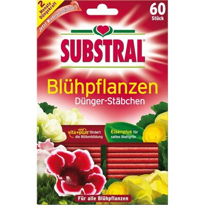 SUBSTRAL Blumen Blühpflanzen Dünger-Stäbchen - 60 Stück SUBSTRAL Blumen Blühpflanzen Dünger-Stäbchen - 60 Stück