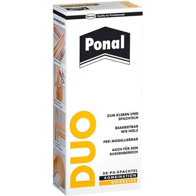 Ponal Duo 2K-PUR-Spachtel - Polyurethan-Klebstoff & Spachtel - Außenbereich Ponal Duo 2K-PUR-Spachtel - Polyurethan-Klebstoff & Spachtel - Außenbereich