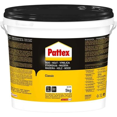 Pegamento de Madera Pattex - 5L - Para maderas duras y blandas Pegamento de Madera Pattex - 5L - Para maderas duras y blandas