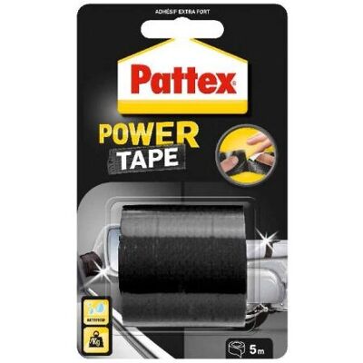 Pattex Power Tape - Zwart - 5m - Duct Tape Pattex Power Tape - Zwart - 5m - Duct Tape