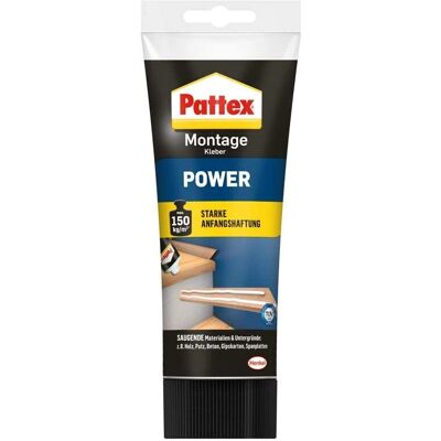 Pattex Pattex Instalação de cola de potência - Branco - 250 g Pattex Pattex Instalação de cola de potência - Branco - 250 g