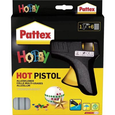 Pattex PXP12 Heißklebepistole - 11mm, 70W, Starter Set Pattex PXP12 Heißklebepistole - 11mm, 70W, Starter Set