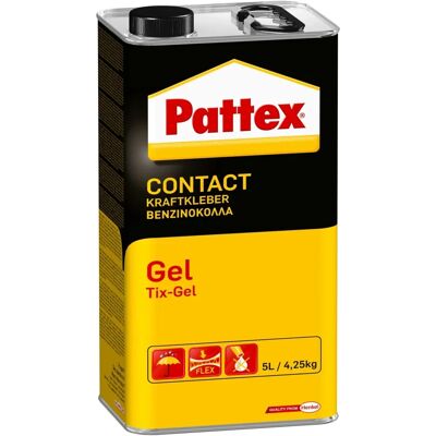 Pattex - Colla in gel in lattina 4,25 kg Pattex - Colla in gel in lattina 4,25 kg