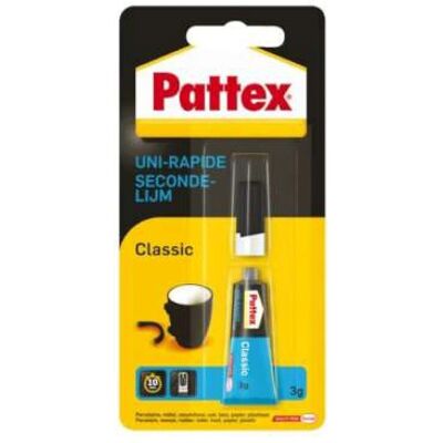 Pattex 217571 Colle - Forte, Transparente, 3g - Liquide, Gel, Pinceau - Multi Matériaux Pattex 217571 Colle - Forte, Transparente, 3g - Liquide, Gel, Pinceau - Multi Matériaux