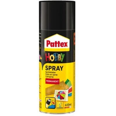 Pattex Hobby Spray Permanente 400 ml - Pegamento en spray Pattex Hobby Spray Permanente 400 ml - Pegamento en spray