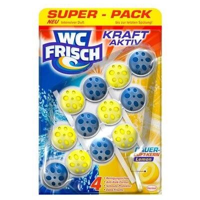 WC Frisch Kraft Aktiv Zitronen-Rimblock - Toilettenreiniger WC Frisch Kraft Aktiv Zitronen-Rimblock - Toilettenreiniger