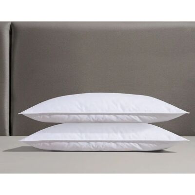 RIBECO Johanna Federkissen-Set - 80x80cm, Weiß RIBECO Johanna Federkissen-Set - 80x80cm, Weiß