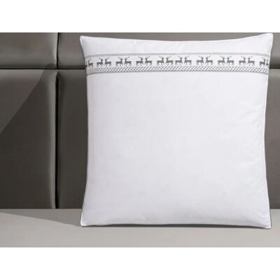 Älgdröm Sorsele Kopfkissen - 80x80 cm, Weiß, Unterstützung, Skandinavisch Älgdröm Sorsele Kopfkissen - 80x80 cm, Weiß, Unterstützung, Skandinavisch