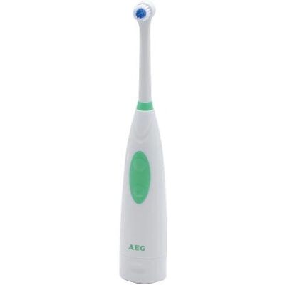 Brosse à dents électrique AEG EZ 5622 - Blanc et Vert - Adulte - Publicité Brosse à dents électrique AEG EZ 5622 - Blanc et Vert - Adulte - Publicité