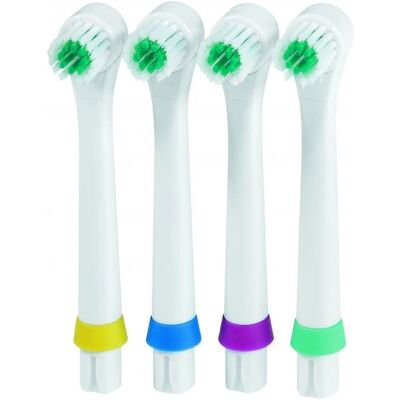 Ensemble de 4 Têtes de Rechange AEG EZ 5622/5623 - Têtes de Brosse à Dents - Publicité Ensemble de 4 Têtes de Rechange AEG EZ 5622/5623 - Têtes de Brosse à Dents - Publicité