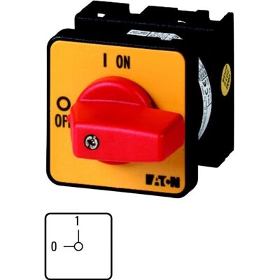 Eaton Kambryter 1P 20A - Schalter IP65 - T0-1-8200/E-RT Eaton Kambryter 1P 20A - Schalter IP65 - T0-1-8200/E-RT