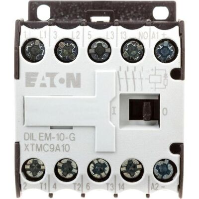 Eaton DILEM-10-G(220VDC) - Contacteur de puissance - 3 pôles, 4kW, AC-3/400V, IE3 - Publicité Eaton DILEM-10-G(220VDC) - Contacteur de puissance - 3 pôles, 4kW, AC-3/400V, IE3 - Publicité