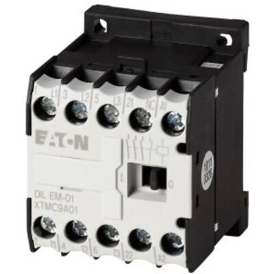 Eaton DILEM-01-G(24VDC) Kontaktor - 3 NO - 4 kW - 24 V/DC - AC-3 Eaton DILEM-01-G(24VDC) Kontaktor - 3 NO - 4 kW - 24 V/DC - AC-3