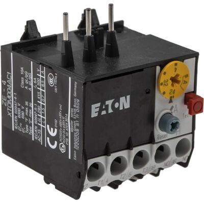 Relais de protection moteur Eaton - 2,4-4A, IP20, Montage direct - ZE-4 - Publicité Relais de protection moteur Eaton - 2,4-4A, IP20, Montage direct - ZE-4 - Publicité
