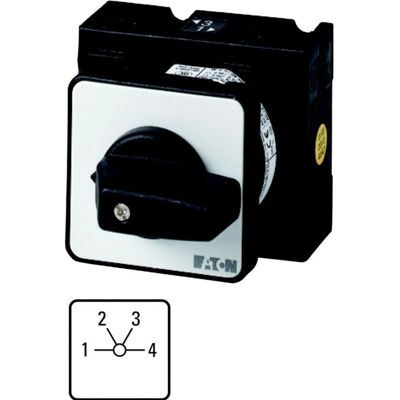Eaton T3-2-8231/EZ Schalter - 4-Position 690V IP65 Eaton T3-2-8231/EZ Schalter - 4-Position 690V IP65