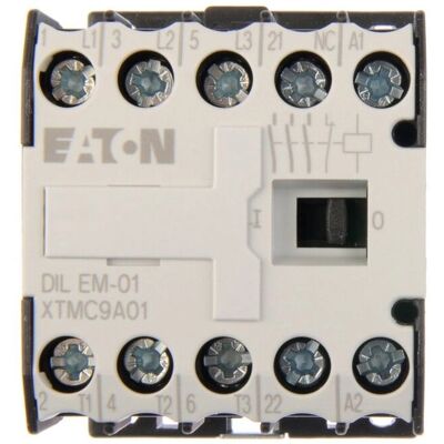 Eaton DILEM-01 Contacteur - 3P 24V AC - 4kW - Publicité Eaton DILEM-01 Contacteur - 3P 24V AC - 4kW - Publicité
