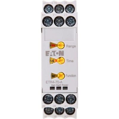 Eaton ETR4-70-A Flerfunktionelt tidsrelæ - 24-240V AC/DC Eaton ETR4-70-A Flerfunktionelt tidsrelæ - 24-240V AC/DC