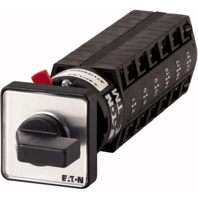 Eaton TM-6-8271/EZ Stufenschalter - 3-polig, Schwarz, Silber Eaton TM-6-8271/EZ Stufenschalter - 3-polig, Schwarz, Silber