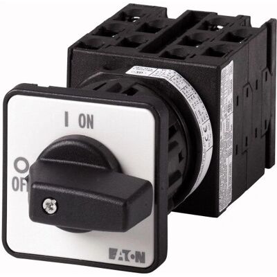 Eaton T0-5-8281/EZ Stufenschalter - 3P, Schwarz, Silber Eaton T0-5-8281/EZ Stufenschalter - 3P, Schwarz, Silber