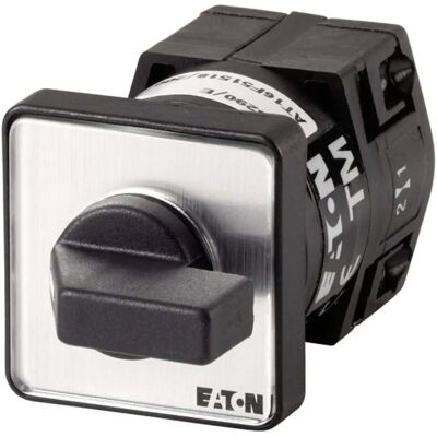 Interrupteur à came Eaton TM-1-8291/E - 10A, 90°, Gris/Noir - Commutateur à came Interrupteur à came Eaton TM-1-8291/E - 10A, 90°, Gris/Noir - Commutateur à came
