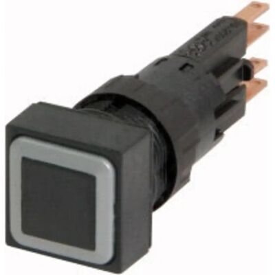 Eaton Q18D-SW Drucktaster - IP65, 18x18mm, Schwarz Eaton Q18D-SW Drucktaster - IP65, 18x18mm, Schwarz