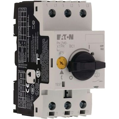 Interruptor de protección del motor Eaton PKZM0-2,5-T de 3 polos - IP20 Interruptor de protección del motor Eaton PKZM0-2,5-T de 3 polos - IP20
