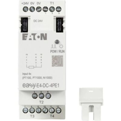 Módulo de Control Eaton EasyE4 - 24V DC, 4 Entradas Analógicas Módulo de Control Eaton EasyE4 - 24V DC, 4 Entradas Analógicas