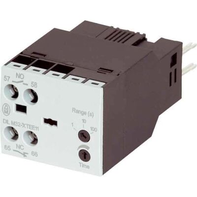 Eaton DILM32-XTEE11(RA24) Zeitrelais - Elektronisch, 0,1-100s, DPST, 400V ac, 6A Eaton DILM32-XTEE11(RA24) Zeitrelais - Elektronisch, 0,1-100s, DPST, 400V ac, 6A
