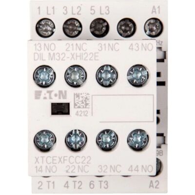 Eaton DILM9-22 Modell Leistungsschütz - 4kW/400V AC - 3 Hauptkontakte Eaton DILM9-22 Modell Leistungsschütz - 4kW/400V AC - 3 Hauptkontakte