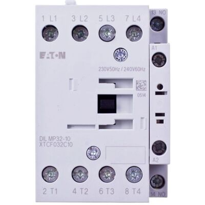 Eaton Eaton DILMP32-10 4-poliger Kontaktor - 32A 7,5kW 230V/240V Eaton Eaton DILMP32-10 4-poliger Kontaktor - 32A 7,5kW 230V/240V