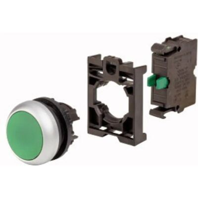 Eaton M22-D-G-K10-BVP Drucktaster mit Kunststoff Frontring - Schalter Eaton M22-D-G-K10-BVP Drucktaster mit Kunststoff Frontring - Schalter