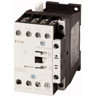 Eaton DILMP45-01 45A Leistungsschütz - 4-polig, 230V, Inversion Eaton DILMP45-01 45A Leistungsschütz - 4-polig, 230V, Inversion
